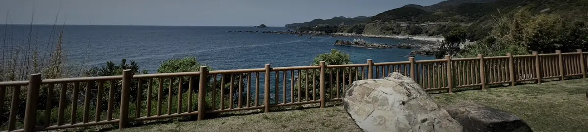 デッキから見た海